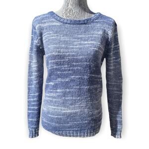 RUBBISH Womens Wool Blend Backless Spacedye Long Sleeve Sweater Top Size XS